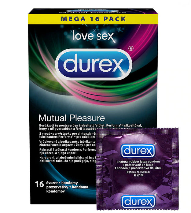 Durex mutual pleasure mega 16 pack