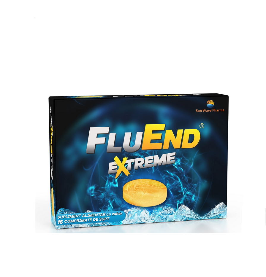 Sun Wave FluEnd Extreme 16 comprimate de supt