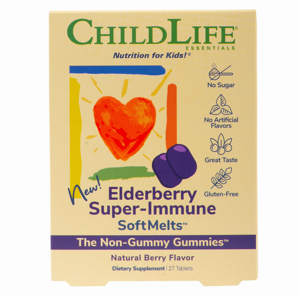 Secom Childlife - Elderberry Super-Immune SoftMelts x27 tbs