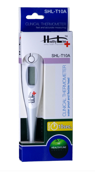 Healthyline Termometru digital rezistent la apa si cu cap flexibil SHL- T10A