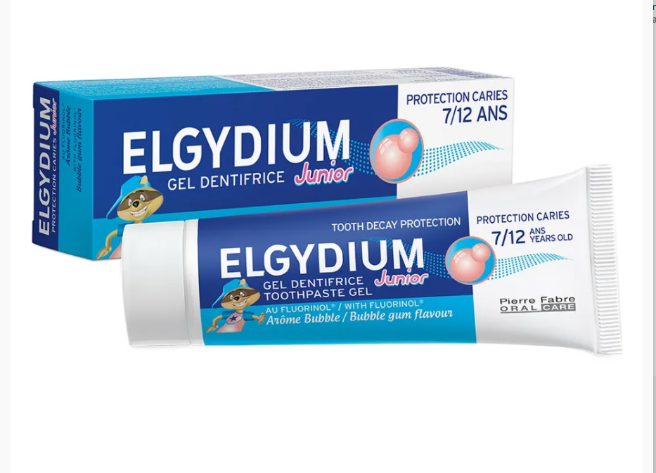 Elgydium junior pasta de dinti anticarie cu aroma de guma de mestecat 50 ml