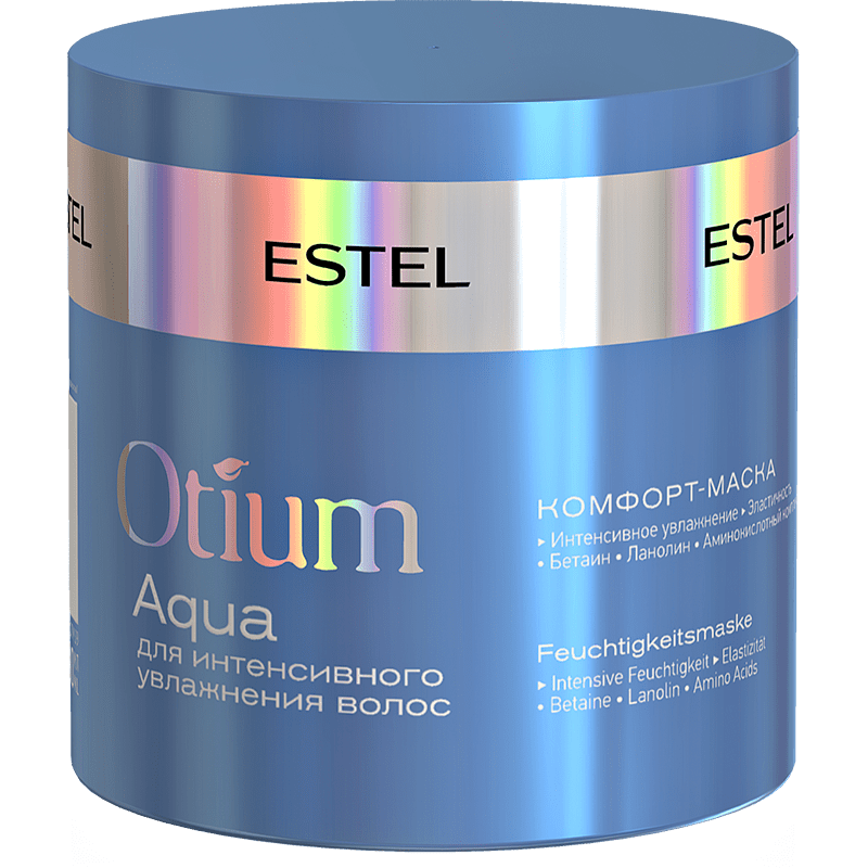 ESTEL Otium AQUA- Masca de par cu betaina si proteine de soia pentru hidratare intensa a parului, 300 ml