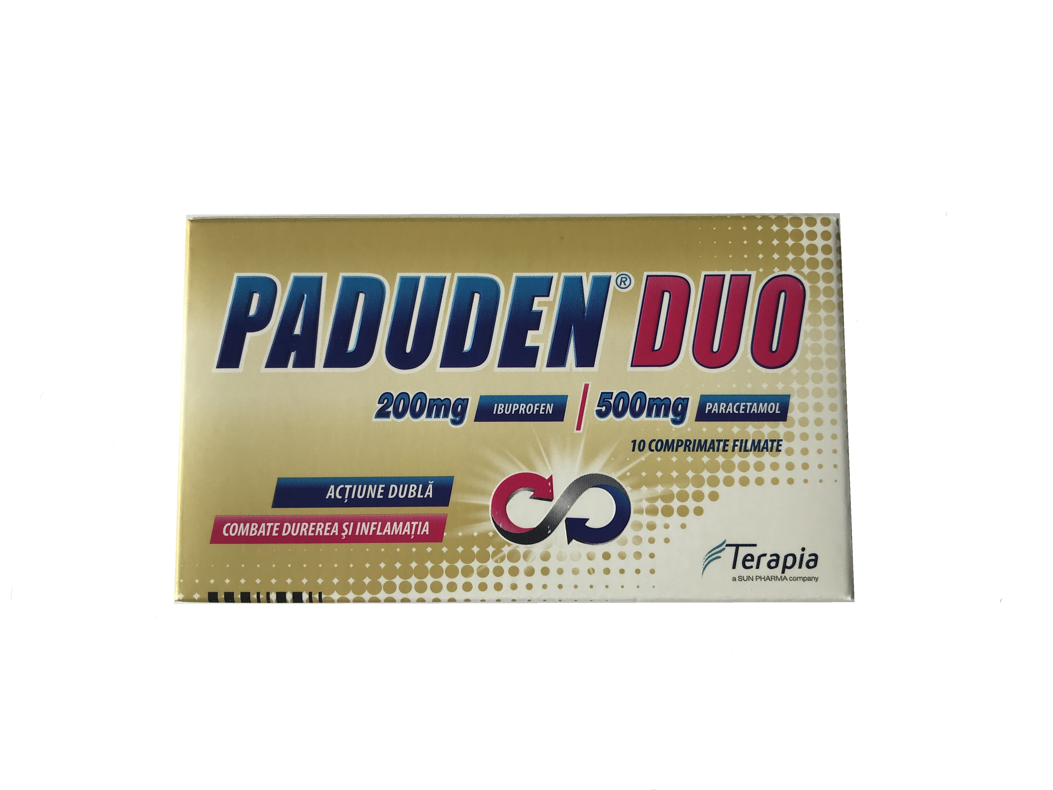 Paduden duo 200 mg/500 mg 10 comprimate filmate, terapia