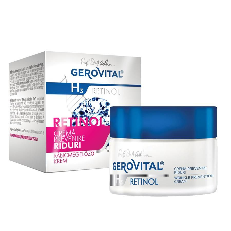 Farmec România Gerovital h3 retinol crema prevenire riduri 50ml