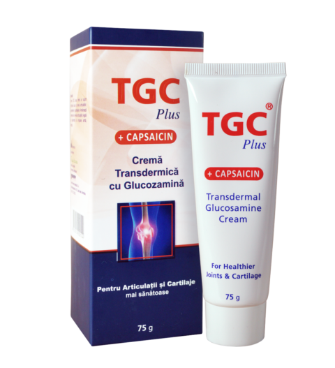 TGC Plus Crema transdermica cu glucozamina si capsaicin 75 g Senera Pharma