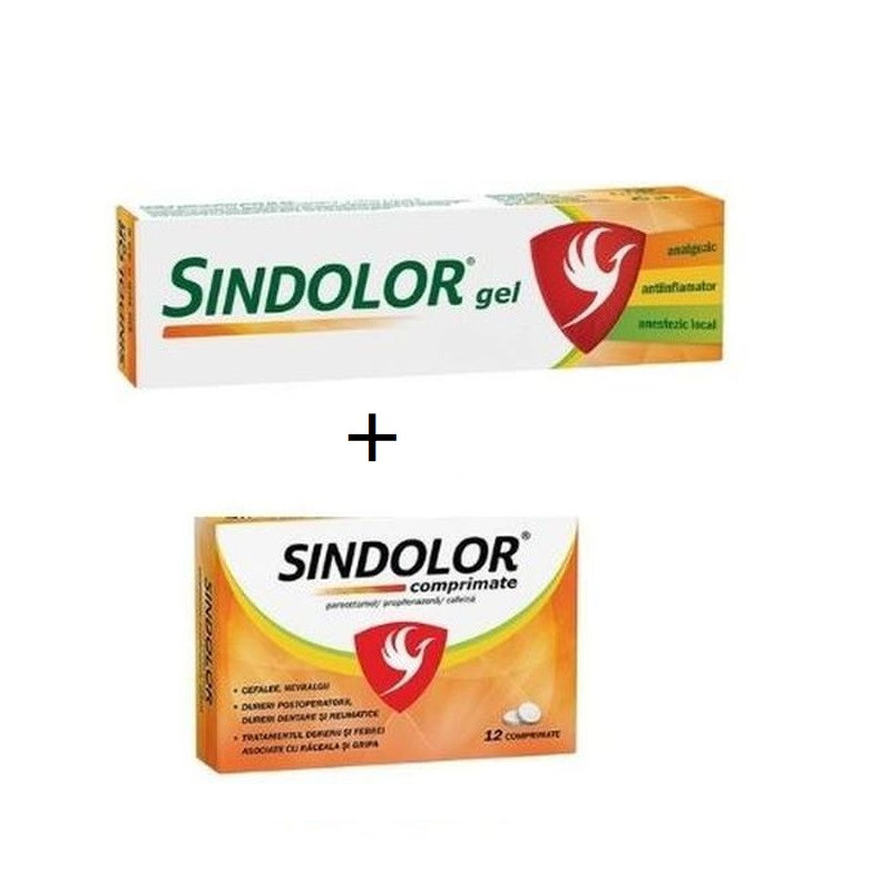 Sindolor gel 100 g + sindolor 12 comprimate cadou fiterman