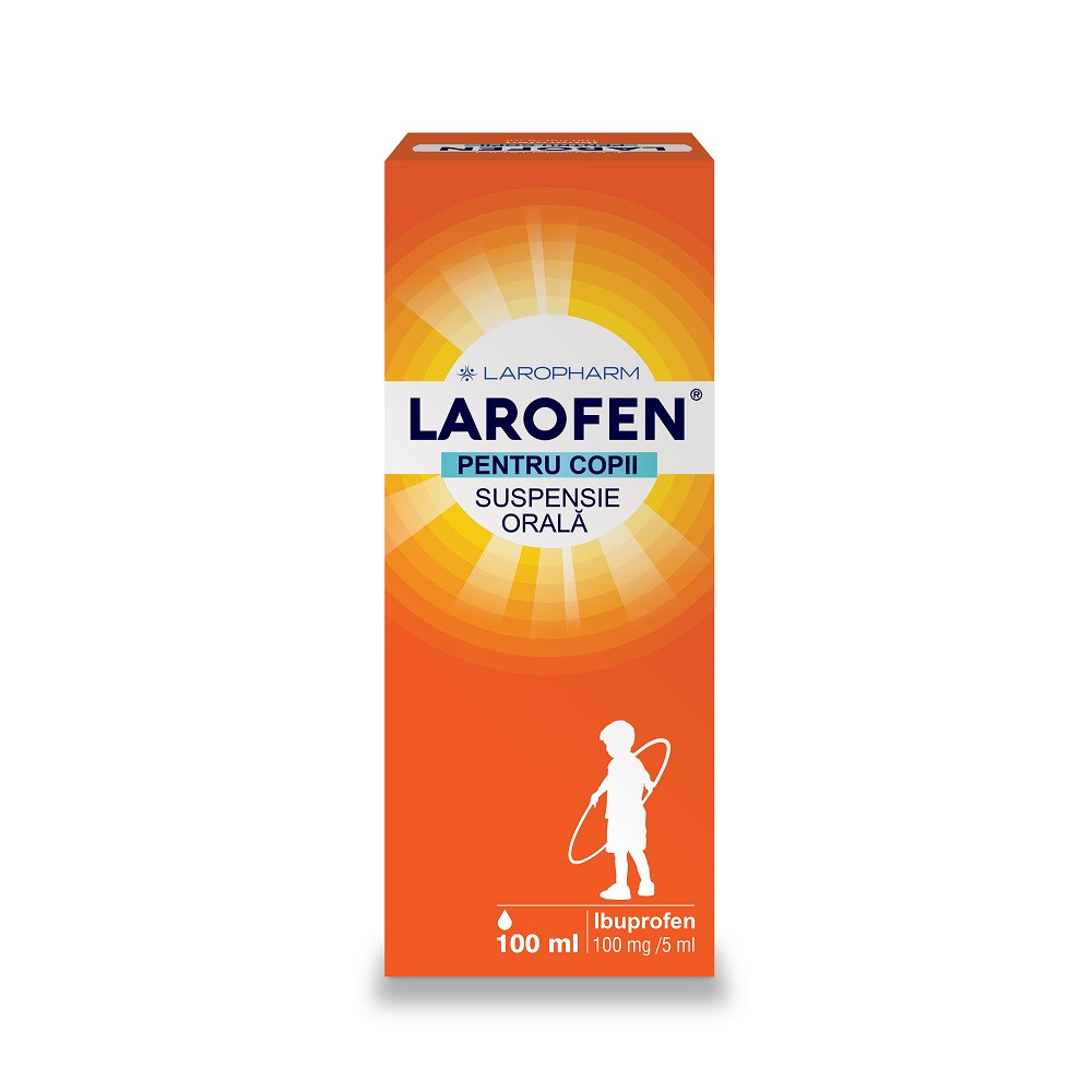 Larofen pentru copii suspensie orala 100mg/5ml x 100 ml laropharm