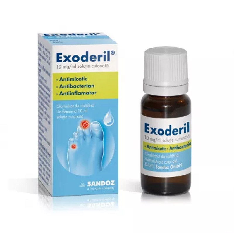Exoderil solutie externa 10 mg/ml 10 ml
