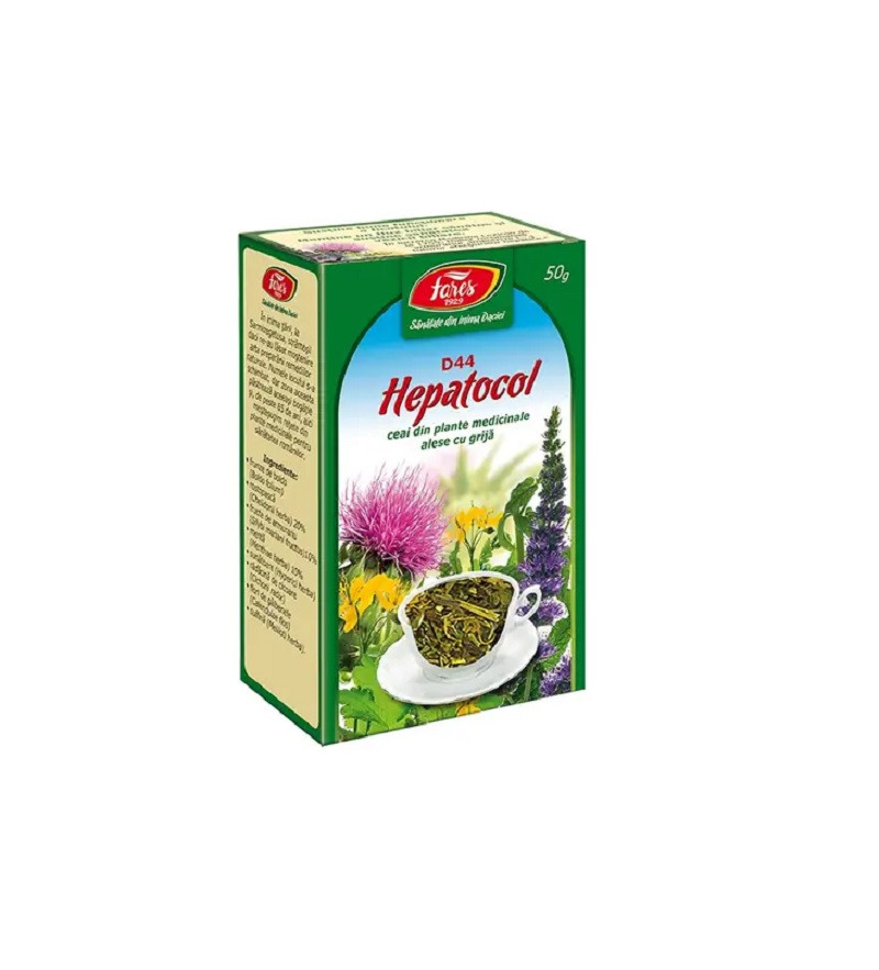 Ceai hepatocol fares 50 g punga