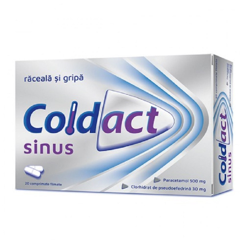 Coldact sinus 500mg 20 comprimate,Terapia Coldact sinus 500mg 20 comprimate,Terapia