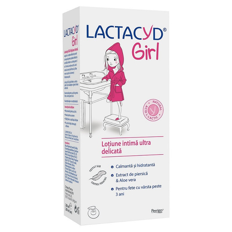Lactacyd Girl lotiune intima pentru fete +3 ani 200 ml
