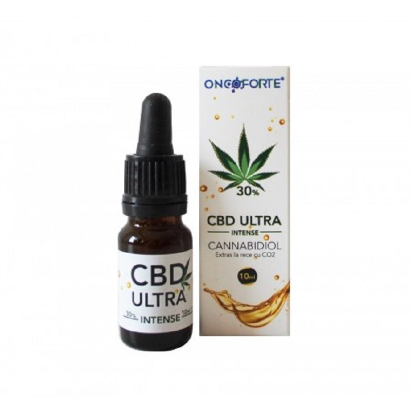 Bio Elemente Oncoforte CBD ULTRA Intense 30% ,ulei de canepa cu cannabidiol 10ml
