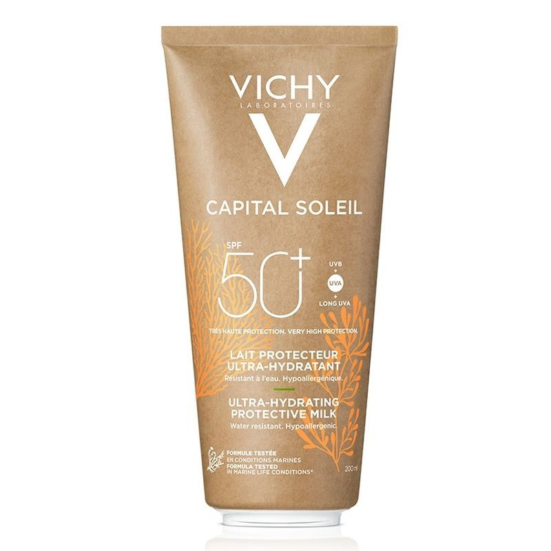 Vichy Capital Soleil Lapte protectie SPF 50+ EcoTube, 200ml