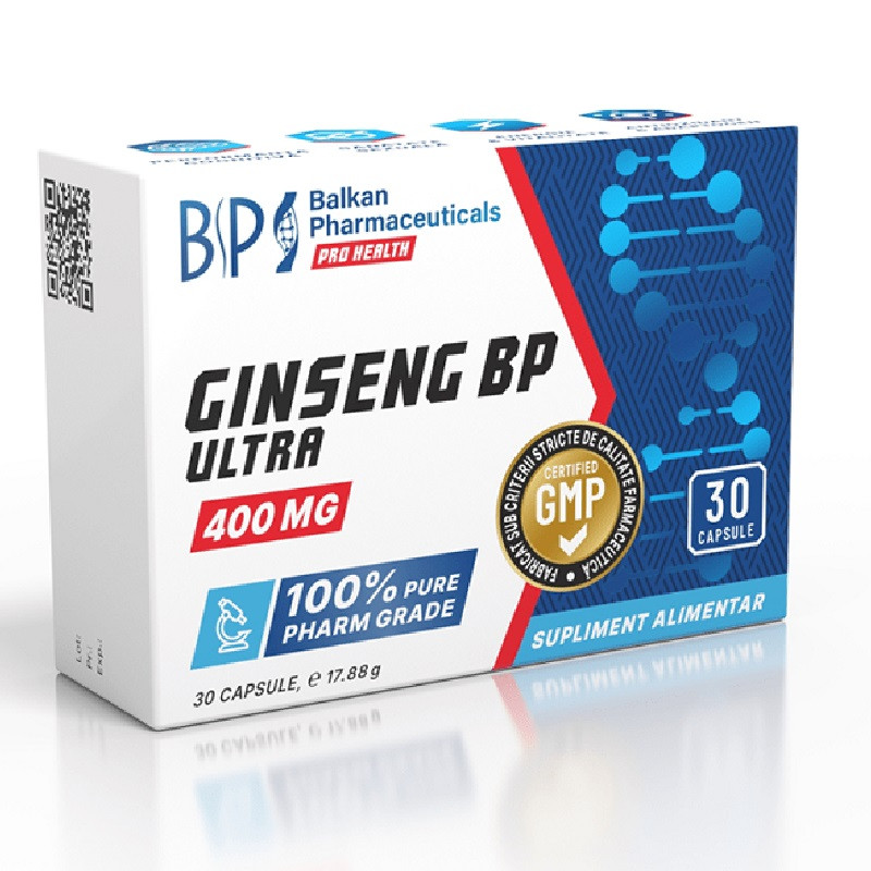 Ginseng BP Ultra 400 mg 30 capsule Balkan Pharmaceuticals