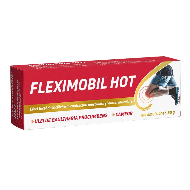 Fleximobil Hot gel emulsionat 100g Fiterman