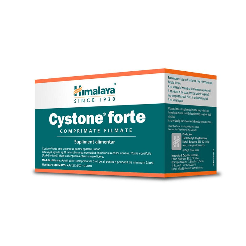Himalaya Cystone Forte 60 comprimate filmate