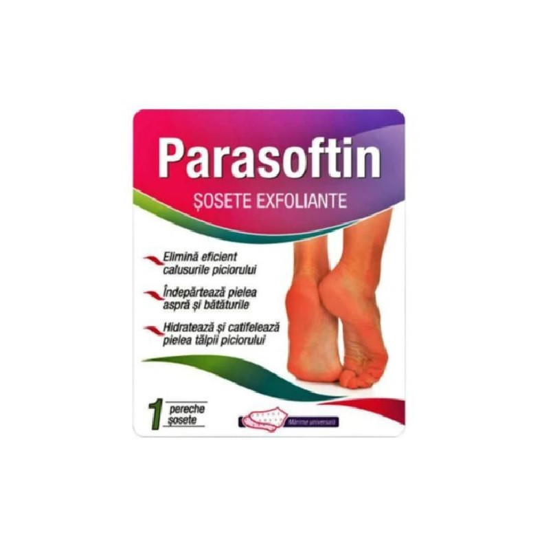 Zdrovit Parasoftin sosete exfoliante