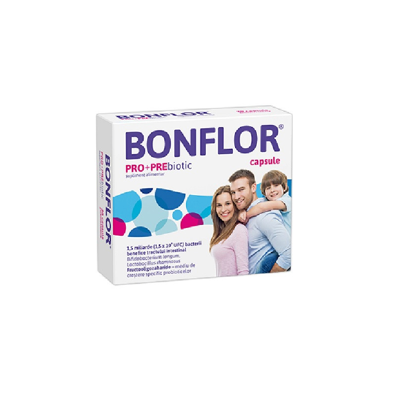 Bonflor Pro+Prebiotic 20 capsule gastrorezistente