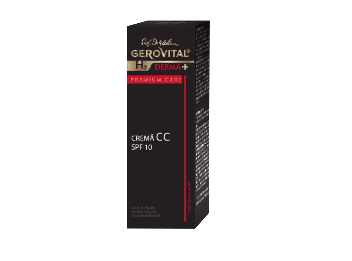 Gerovital H3 Derma+ Premium Care Crema CC SPF10 30 ml