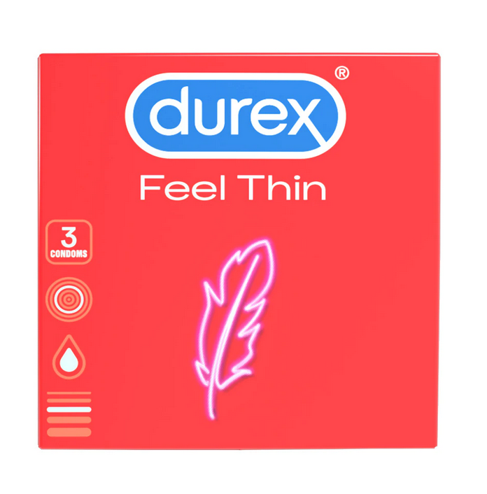 Durex Feel Thin x 3 prezervative