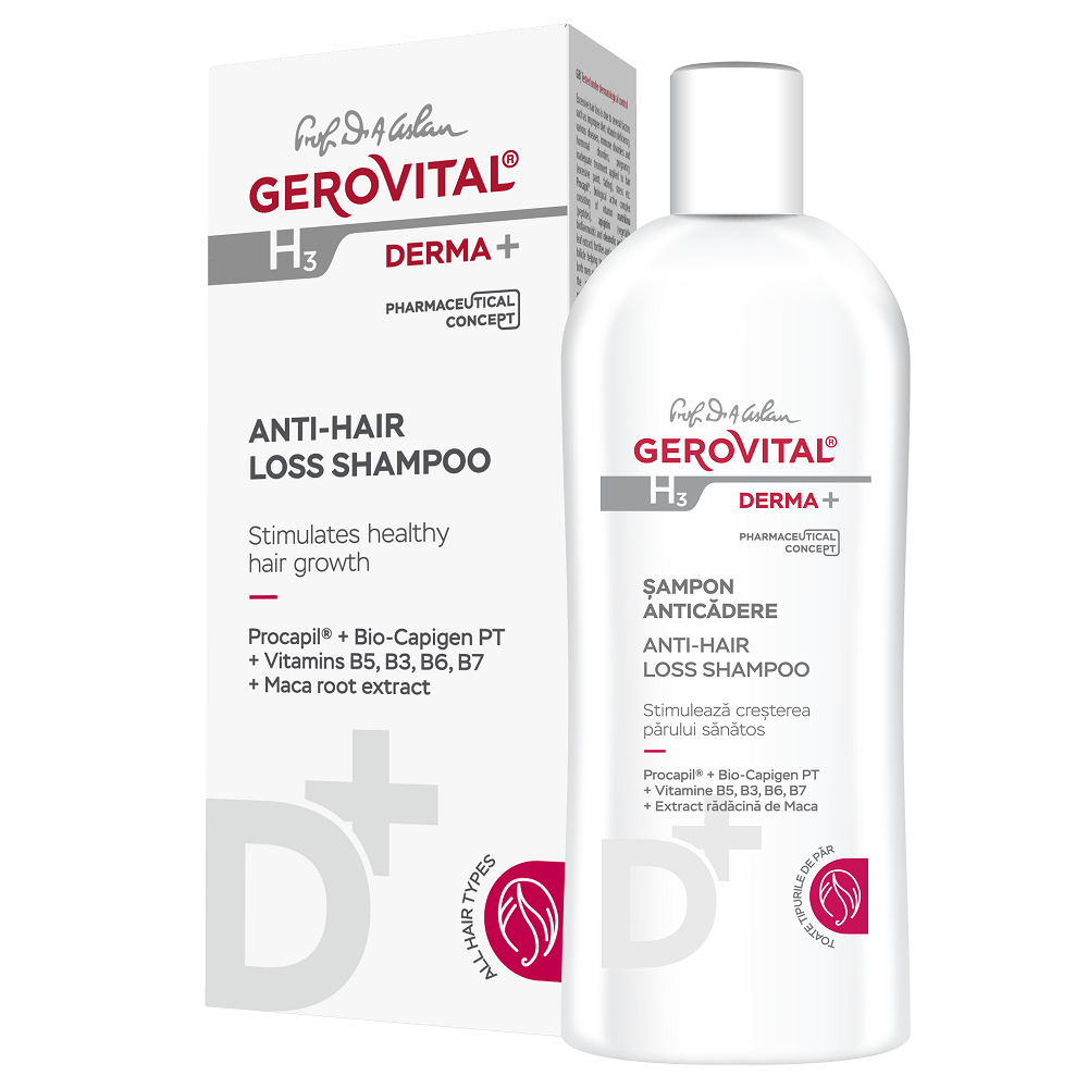 Gerovital H3 Derma+ Sampon Anticadere 200ml