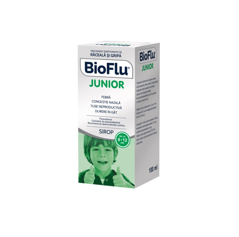bioflu junior plus x 100ml sirop