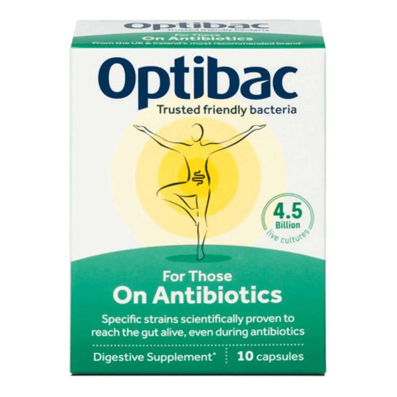 optibac probiotic tratament cu antibiotic 10 capsule aboca