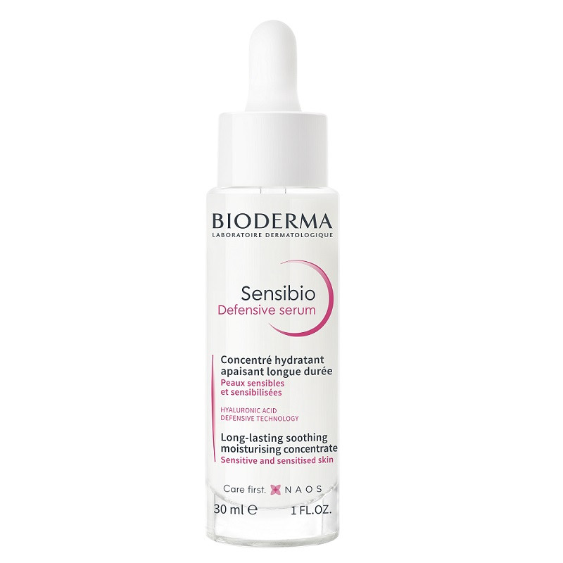 Bioderma Sensibio Defensive Ser concentrat hidratant cu acid hialuronic 30 ml