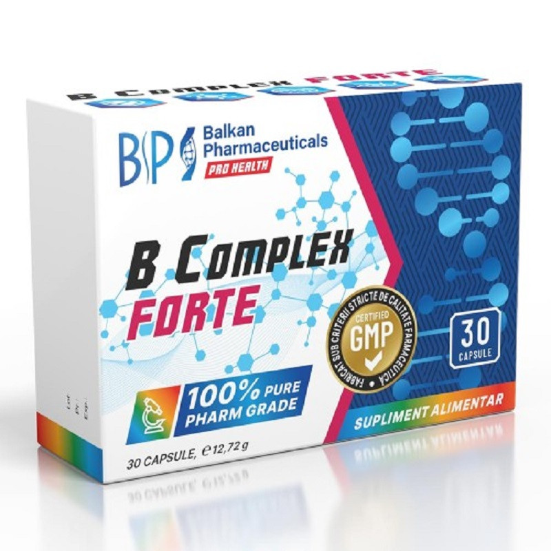 b complex forte 30 capsule balkan pharmaceuticals