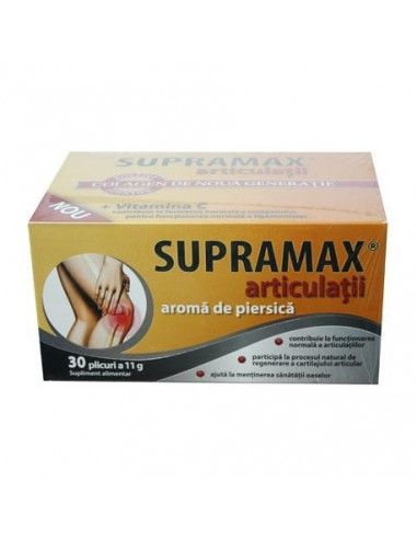 Zdrovit Supramax Articulatii cu gust de piersica, 30 plicuri (Suplimente nutritive) - Preturi