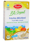 Topfer Cereale Probifido Gris cu lapte si fructe - mere, banane, portocale 200g